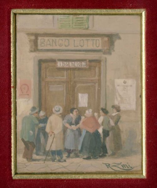 Renato Zini : Lotto composto di 21 dipinti di genere.  - Asta Arte Antica, Moderna e Contemporanea [Parte II] - Associazione Nazionale - Case d'Asta italiane