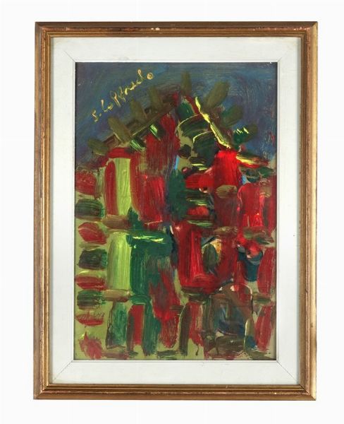 Silvio Loffredo : Il campanile.  - Asta Arte Antica, Moderna e Contemporanea [Parte II] - Associazione Nazionale - Case d'Asta italiane