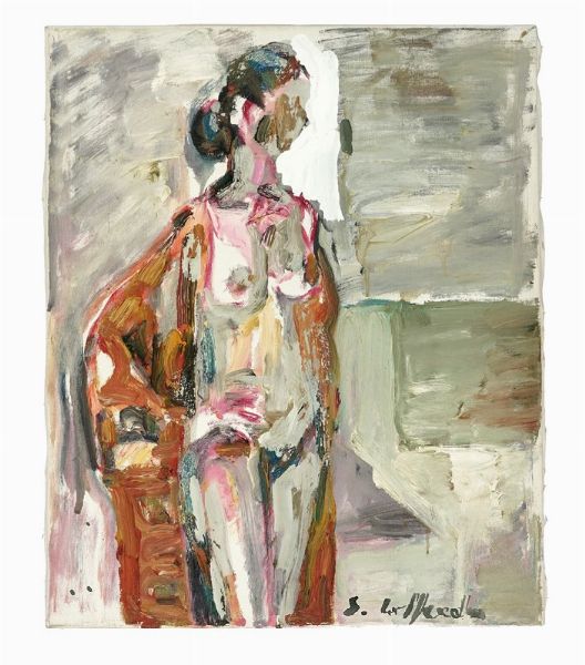Silvio Loffredo : Nudo femminile.  - Asta Arte Antica, Moderna e Contemporanea [Parte II] - Associazione Nazionale - Case d'Asta italiane