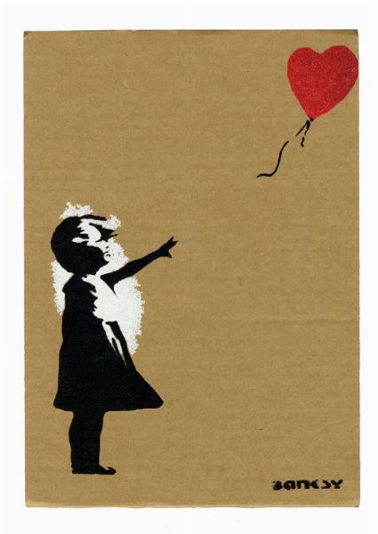 Banksy : Dismaland. The Balloon Girl.  - Asta Arte Antica, Moderna e Contemporanea [Parte II] - Associazione Nazionale - Case d'Asta italiane