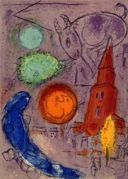 Marc Chagall : Lotto composto di 9 incisioni.  - Asta Arte Antica, Moderna e Contemporanea [Parte II] - Associazione Nazionale - Case d'Asta italiane