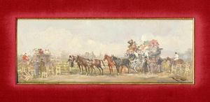 Renato Zini - Lotto composto di 21 dipinti di genere.