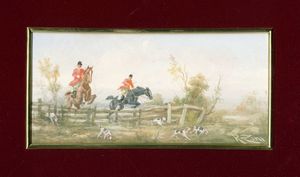 Renato Zini : Lotto composto di 21 dipinti di genere.  - Asta Arte Antica, Moderna e Contemporanea [Parte II] - Associazione Nazionale - Case d'Asta italiane