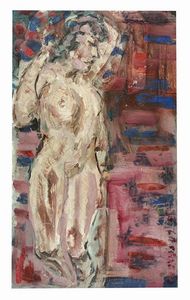 Silvio Loffredo - Nudo femminile sdraiato.