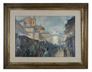 MARIO MINARINI - il mercato vecchio di San Lorenzo.