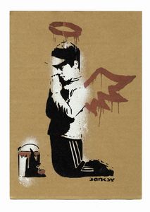 Banksy - Dismaland. The Prayer.