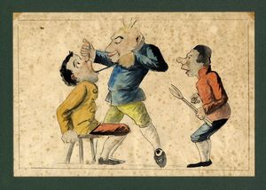 Uberto Bonetti : Lotto composto di 4 caricature.  - Asta Arte Antica, Moderna e Contemporanea [Parte II] - Associazione Nazionale - Case d'Asta italiane