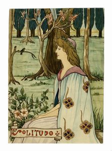 GUY - Lotto composto di 2 disegni liberty.