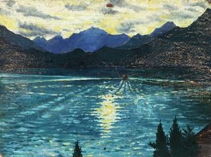 EDOARDO MONTEFORTE - Il lago.