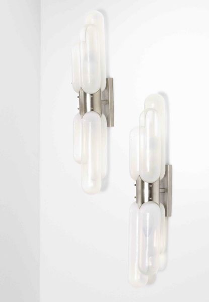 CARLO NASON : Due lampade a parete  - Asta Design Lab - Associazione Nazionale - Case d'Asta italiane
