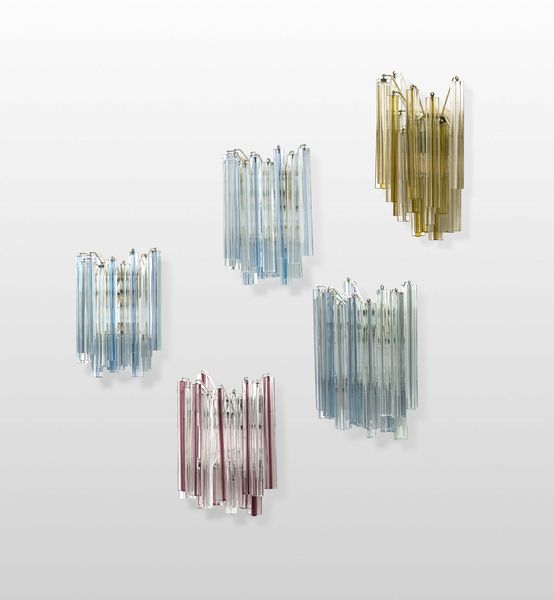 VENINI : Cinque appliques della serie Canne  - Asta Design Lab - Associazione Nazionale - Case d'Asta italiane