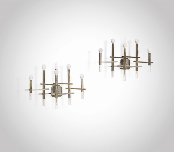 SCIOLARI : Due lampade a parete  - Asta Design Lab - Associazione Nazionale - Case d'Asta italiane