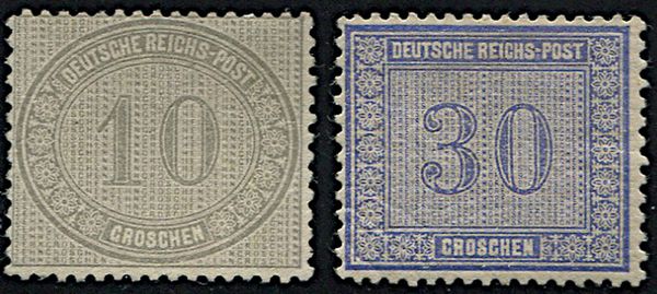 1872, Germania, Deutsche Reichs Post  - Asta Filatelia - Associazione Nazionale - Case d'Asta italiane