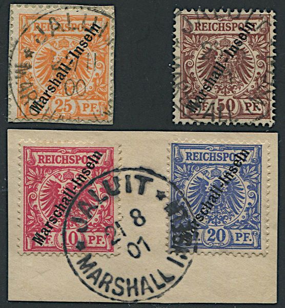 1897/1900, Marshall Islands, German Occupation  - Asta Filatelia - Associazione Nazionale - Case d'Asta italiane