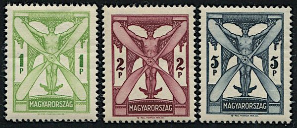 1933, Ungheria, Posta Aerea, soggetti vari  - Asta Filatelia - Associazione Nazionale - Case d'Asta italiane