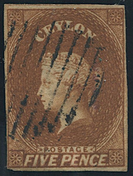 1857, Ceylon, Pence Issues  - Asta Filatelia - Associazione Nazionale - Case d'Asta italiane
