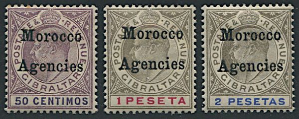 1903/05, Morocco Agencies, British Offices  - Asta Filatelia - Associazione Nazionale - Case d'Asta italiane