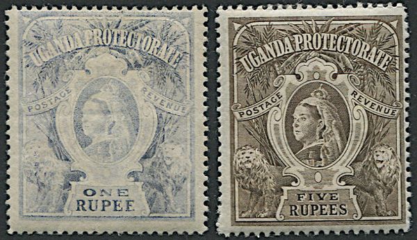 1898, Uganda, Queen Victoria  - Asta Filatelia - Associazione Nazionale - Case d'Asta italiane