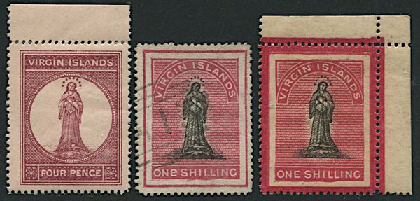 1867/68, British Virgin Islands  - Asta Filatelia - Associazione Nazionale - Case d'Asta italiane
