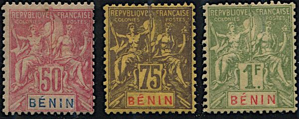 1894, Benin, complete set of 13  - Asta Filatelia - Associazione Nazionale - Case d'Asta italiane