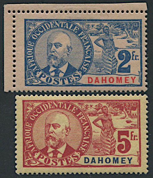 1906/07, Dahomey, set of fifteen  - Asta Filatelia - Associazione Nazionale - Case d'Asta italiane