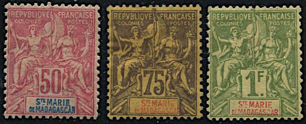 1894, Sainte Marie de Madagascar  - Asta Filatelia - Associazione Nazionale - Case d'Asta italiane