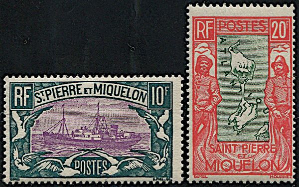 1932/33, Saint-Pierre-et-Miquelon  - Asta Filatelia - Associazione Nazionale - Case d'Asta italiane