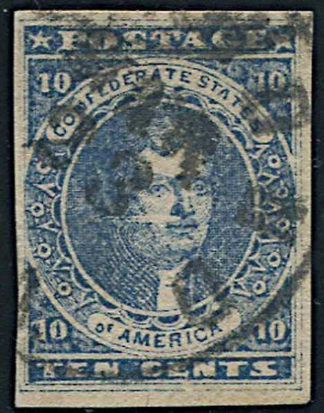 1861/62, Confederated States of America  - Asta Filatelia - Associazione Nazionale - Case d'Asta italiane