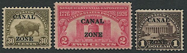 1824/26, Panama, Canal Zone, United States  - Asta Filatelia - Associazione Nazionale - Case d'Asta italiane