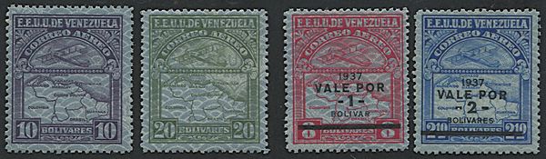 1932/37, Venezuela, Air Post, 2 sets  - Asta Filatelia - Associazione Nazionale - Case d'Asta italiane