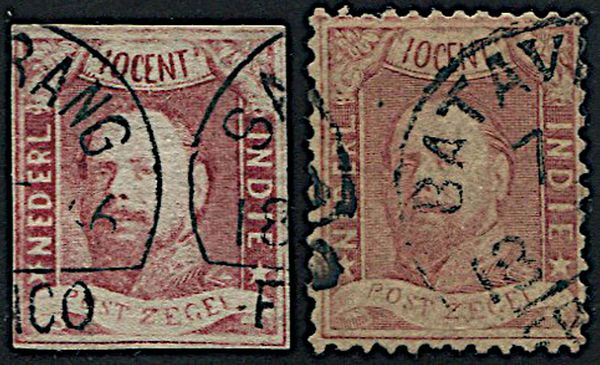 1864/68, Netherlands Indies  - Asta Filatelia - Associazione Nazionale - Case d'Asta italiane