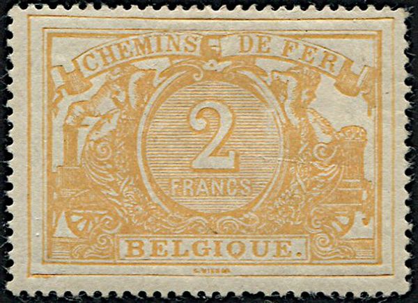1882/94, Belgio, ferroviari  - Asta Filatelia - Associazione Nazionale - Case d'Asta italiane