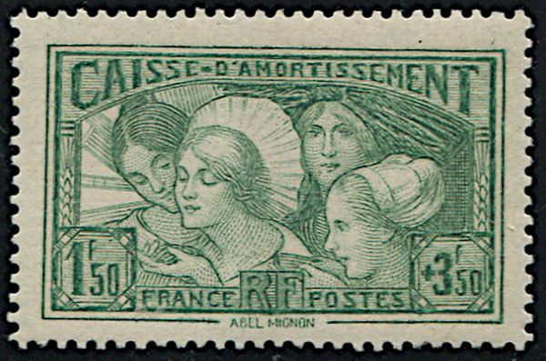 1931, Francia, Cassa dAmmortamento  - Asta Filatelia - Associazione Nazionale - Case d'Asta italiane