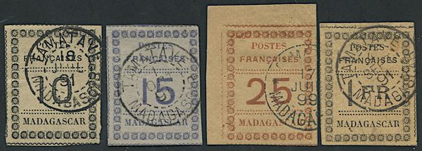 1891, Madagascar, imperforated  - Asta Filatelia - Associazione Nazionale - Case d'Asta italiane