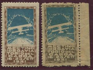 1921, Cartolina del Comitato Organizzatore di Gardone Riviera,  - Asta Filatelia - Associazione Nazionale - Case d'Asta italiane