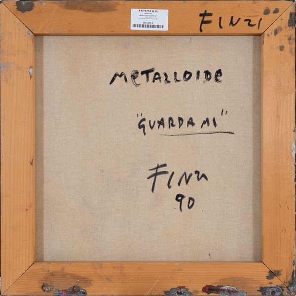 ENNIO FINZI : Metalloide Guardami  - Asta Asta a tempo di Arte Moderna e Contemporanea - Associazione Nazionale - Case d'Asta italiane