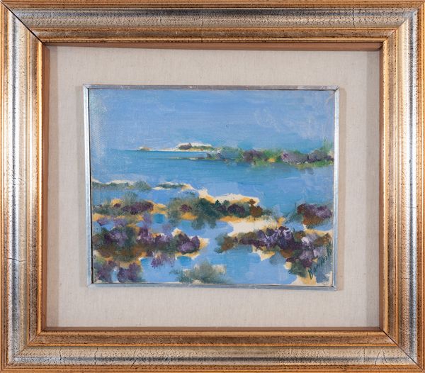 RENATO BORSATO : Isola di Ustica in fiore  - Asta Asta a tempo di Arte Moderna e Contemporanea - Associazione Nazionale - Case d'Asta italiane