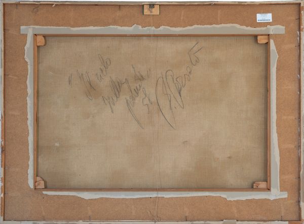 RENATO BORSATO : Il cielo sulla palude  - Asta Asta a tempo di Arte Moderna e Contemporanea - Associazione Nazionale - Case d'Asta italiane