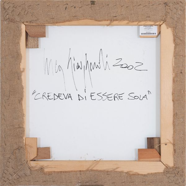 LUCA GIOVAGNOLI : Credeva di essere sola  - Asta Asta a tempo di Arte Moderna e Contemporanea - Associazione Nazionale - Case d'Asta italiane