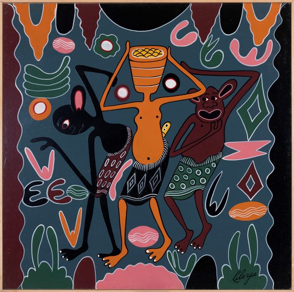 GEORGE  LILANGA : senza titolo  - Asta Asta a tempo di Arte Moderna e Contemporanea - Associazione Nazionale - Case d'Asta italiane