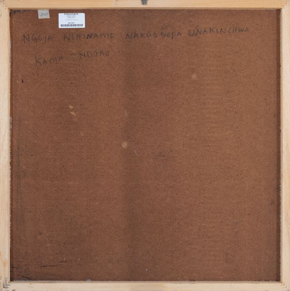 GEORGE  LILANGA : senza titolo  - Asta Asta a tempo di Arte Moderna e Contemporanea - Associazione Nazionale - Case d'Asta italiane