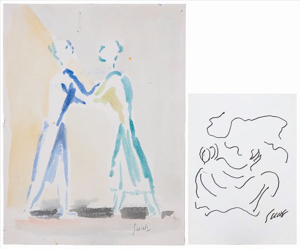 VIRGILIO GUIDI : Soggetti vari  - Asta Asta a tempo di Arte Moderna e Contemporanea - Associazione Nazionale - Case d'Asta italiane