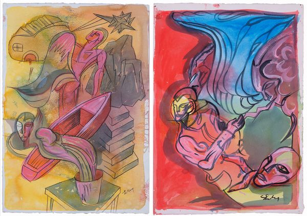 VINCENZO EULISSE : Soggetti vari  - Asta Asta a tempo di Arte Moderna e Contemporanea - Associazione Nazionale - Case d'Asta italiane