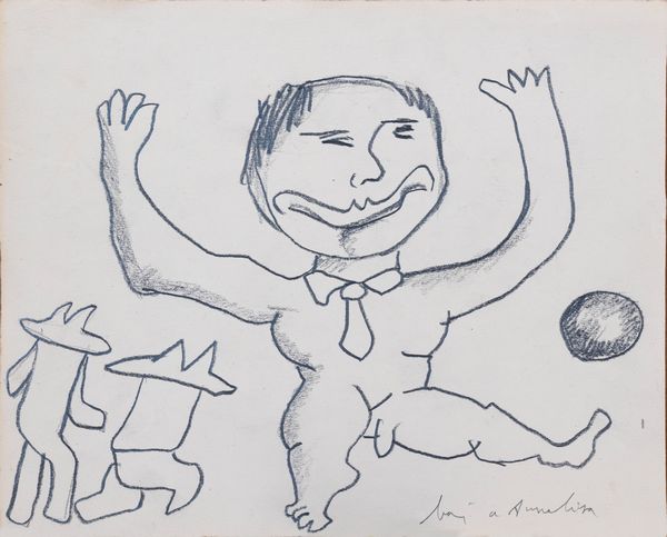 ENRICO BAJ : senza titolo  - Asta Asta a tempo di Arte Moderna e Contemporanea - Associazione Nazionale - Case d'Asta italiane