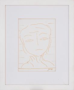 VIRGILIO GUIDI : Testa  - Asta Asta a tempo di Arte Moderna e Contemporanea - Associazione Nazionale - Case d'Asta italiane