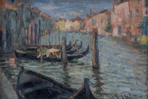 Anonimo - gondole a Venezia