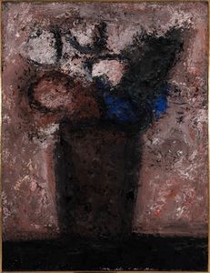 SERGIO  ALTIERI : Vaso di fiori  - Asta Asta a tempo di Arte Moderna e Contemporanea - Associazione Nazionale - Case d'Asta italiane