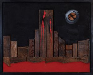 PIERLUIGI  DE LUTTI : Double Wand  - Asta Asta a tempo di Arte Moderna e Contemporanea - Associazione Nazionale - Case d'Asta italiane