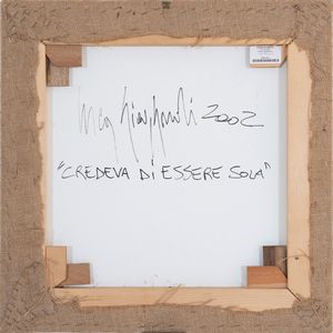 LUCA GIOVAGNOLI : Credeva di essere sola  - Asta Asta a tempo di Arte Moderna e Contemporanea - Associazione Nazionale - Case d'Asta italiane