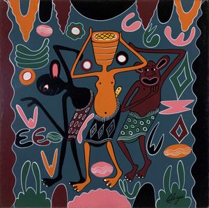 GEORGE  LILANGA - senza titolo